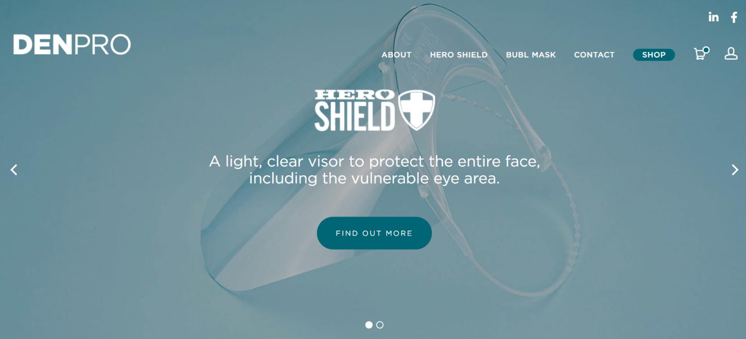 DENPRO launched to make HeroShield PPE and future Bubl mask available to all