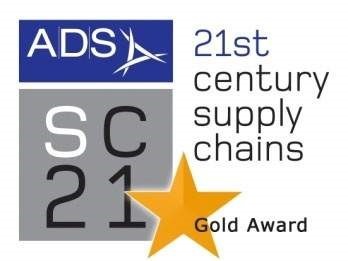 Denroy Plastics receive SC21 Gold for Excellence in the Aerospace Industry